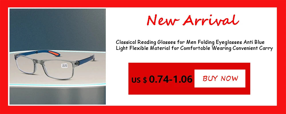 Smart Automatic Zoom Eyeglasses Anti-Blue Light Reading Glasses Men Women Optical Spectacle Computer Eyeglass
