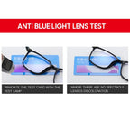 VIVIBEE 2026 Square Blue light Blocking Glasses Men TR90 Light Frame Anti Blue Ray Eyeglasses Women Classic Computer Eyewear